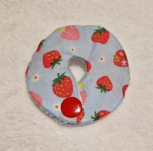 Strawberry Tubie / Tummy Pad G-tube, PEG, J-tube, PEGJ, Suprapubic Catheter - Picture 1 of 5