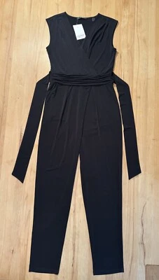 Neu Esprit Collection Wunderschöner Ärmelloser  Stretch Jumpsuit Overall Gr. XL - Bild 1 von 4