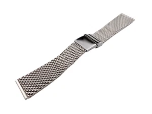 22mm 24mm Stainless Steel Mesh Strap Band Bracelet fit BREITLING wathces + Pins - Picture 1 of 5