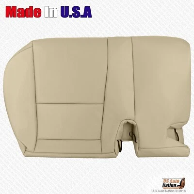 Se adapta a Acura MDX 2012 2013 - Banco trasero dividido inferior cuero cubierta de asiento tostado Foto 1 de 4