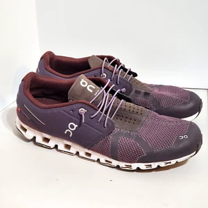 ON Cloud 2.0 Running Shoes Mens 12/47 Sneakers (Pebble/Raisin) Trainers Purple - Picture 1 of 10