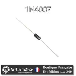 1N4007 - Diode de redressement 1000V 1A - x10 - Bild 1 von 1