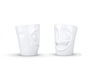 Juego de tazas de porcelana 29.01 divertido y delicioso blanco vajilla taza Fiftyeight Prod - Imagen 1 de 6