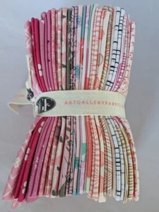 100% Cotton Multiple Pattern Pink Art Gallery AGF Quilt Apparel Fabric 6 YDS - Picture 1 of 2