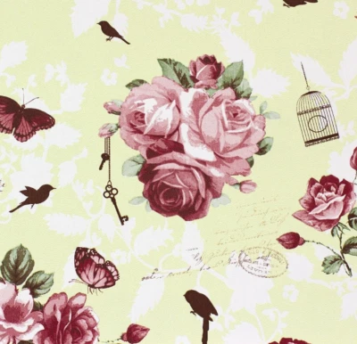 Marburg 54727 Floral Wallpaper Roses Butterfly Bird Cage - Image 1 of 4