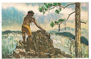 GOAT ROCK Indian Mt Quarries Hot Springs National Park Arkansas Postcard AR - Picture 1 of 2