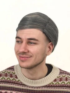 Grey Old Man Grandpa Combover Wig By Allaura - Picture 1 of 4