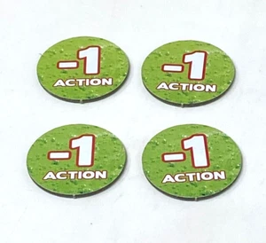 Cryptozoic Ghostbusters The Board Game Pieces Parts - 4 Slime Tokens -  MINT - Picture 1 of 1