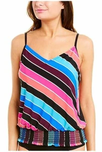 Magicsuit Prism Justina Striped Tankini Top 6008632 Size 12 - Picture 1 of 2