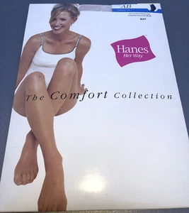 Hanes Her way Control Top Panty Hose Comfort Collection Buff Sz AB NWT 1990s - Picture 1 of 2