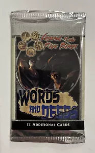 AEG Legend Of The Five Rings L5R CCG Words And Deeds Booster Pack TCG CCG New! - Picture 1 of 2