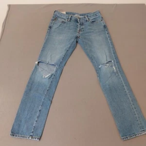 Abercrombie & Fitch Men’s Jeans 30 x 30 Classic Button Fly Distressed Thrashed - Picture 1 of 16