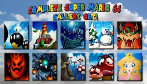 Super Mario 64 Collection Canvas Painting Wall Art Prints Decor Gifts - Picture 1 of 5
