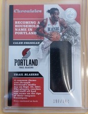 2017-18 Panini Chronicles Swatches #5 Caleb Swanigan /199