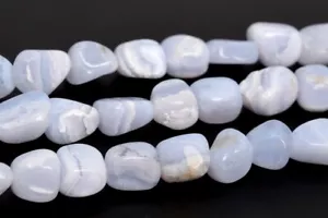 3-10MM Natural Blue Blue Lace Agate Beads Grade AAA Pebble Granule Loose Beads - Picture 1 of 4