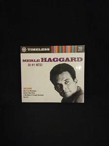 Merle Haggard - 20 #1 HITS! CD (Timeless 2-CD Set) SEALED  - Picture 1 of 3