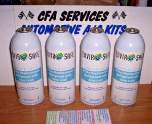 ENVIROSAFE REFRIGERANT W/STOP LEAK / 1995-OLDER R12 CARS COMPATIBLE / =24oz EACH - Picture 1 of 1