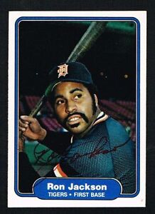 Ron Jackson #269 signed autograph auto 1982 Fleer Baseball Trading Card