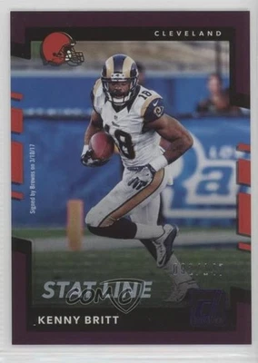 2017 Panini Donruss Stat Line Season /147 Kenny Britt #81 - Image 1 of 2