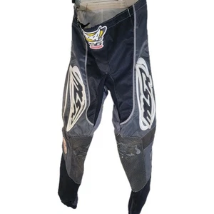 MSR System 6 MX Motorcross Pants Mens 34x30 Black Gray ATV Dirt Bike - Picture 1 of 15