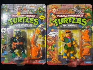 Rare TMNT Set Make My Day Leo & Walkabout 1991 Originals Unopened GRADE WORTHY - Picture 1 of 15