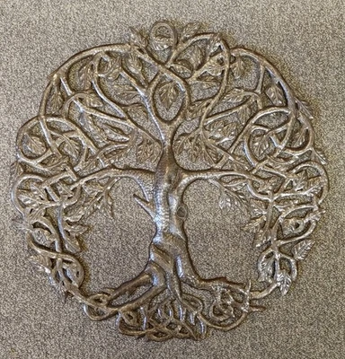 Tree Of Life Metal Wall Art 23.5" X 23" Signed By Artist - Image 1 of 4