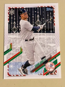 Topps Holiday SSSP 2021 #HW99 Aaron Judge (patines de hielo) - Imagen 1 de 2