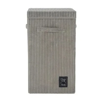 WENKO Wäsche Sammler CORA Grau 63 L Korb Box Sack Truhe Sortierer Bad Gäste WC - Bild 1 von 2