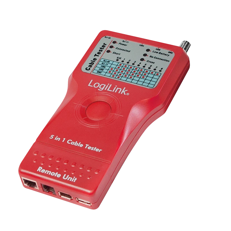 LogiLink 5in1 Kabeltester mit Remote Einheit (WZ0014)