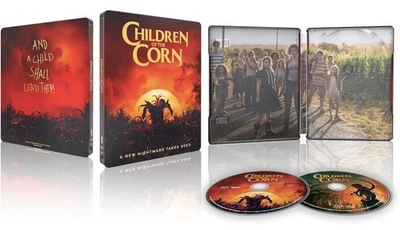 BRAND NEW Children Of The Corn - Steelbook [Blu-Ray + DVD] Foto 1 de 4