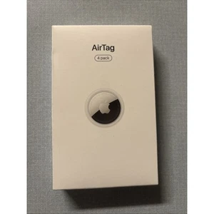Apple AirTag Tracker 4 Pack MX542ZM/A A2187 (White) Air Tag Airtags NEW SEALED! - Photo 1 sur 1