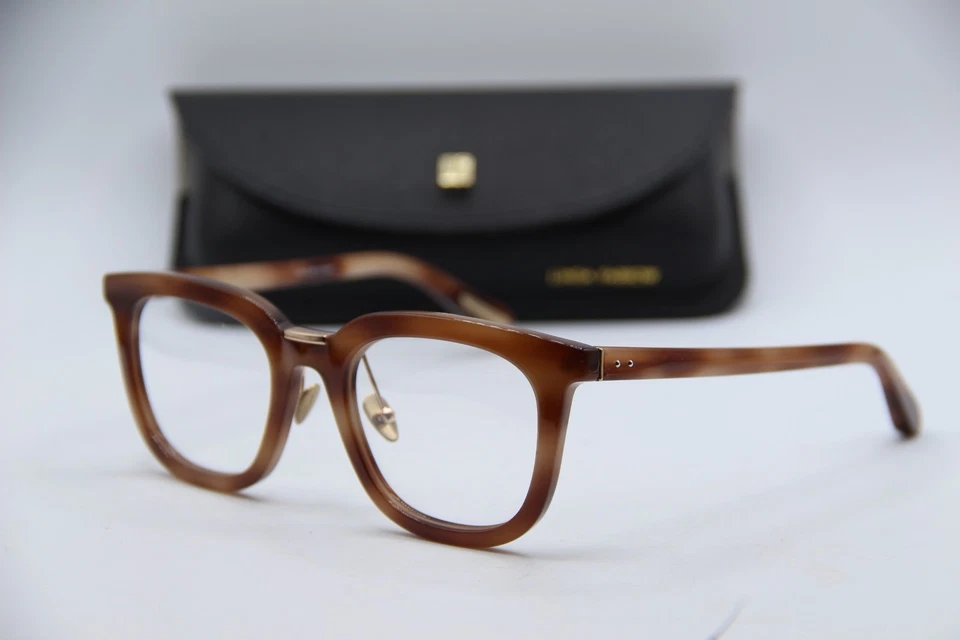 НОВЫЙ LINDA FARROW BURTON LFL/1102/7 ГАВАНА ЗОЛОТО ПОДЛИННЫЙ ОПРАВЫ ОЧКИ 52-22 - Изображение 1 из 4