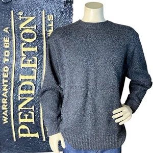 Pendleton Men XL Sweater Shetland Wool Knit Pullover Crewneck Washable NWOT - Picture 1 of 12