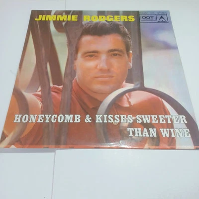 Jimmie Rodgers - Honeycomb & Kisses Sweeter Than Wine - LP record Vinyl 12” LP - Image 1 of 4