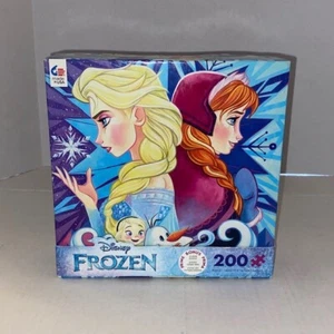 Disney Puzzle 200 Pezzi Frozen Anna Elsa 19,5" X 14,5" Nuovo - Foto 1 di 2