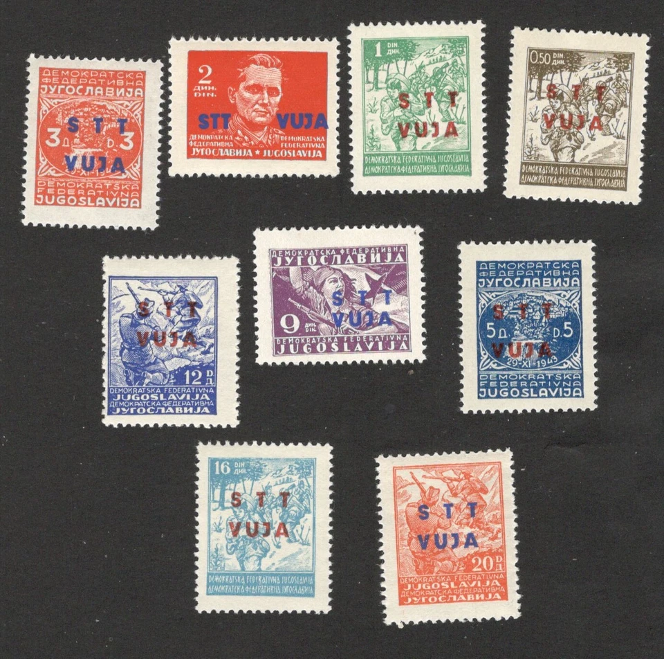 SELLOS YUGOSLAVIA, ITALIA, Trieste Zona B VUJA-9 MNH - 16 din, Mi.No. 20b - 1949. Foto 1 de 4