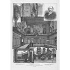 LONDON The City Guilds: The Haberdasher Company - Antique Print 1884