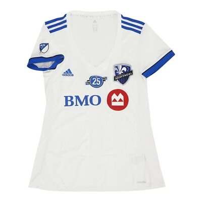 Montreal Impact MLS Adidas Women's White Official Team Replica Jersey - Image 1 of 3