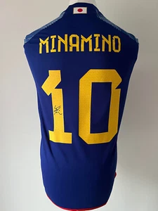 Signed TAKUMI MINAMINO Shirt - Japan - EXACT PROOF/COA - Picture 1 of 3