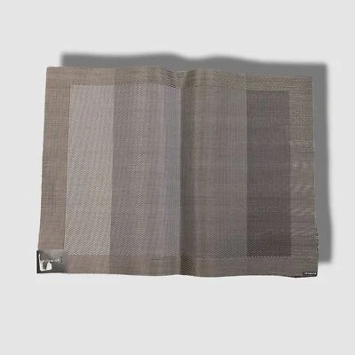 Chilewich Black Color Tempo Placemat 14" x 19" - Image 1 of 3