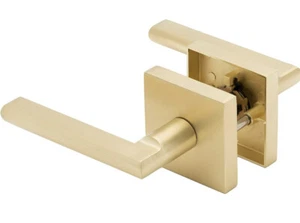 Linkaa Passage Gold Stain Brass Door Lever (No Lock) - Picture 1 of 5