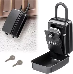 Schlüsseltresor mit 4-stelligem Zahlencode Safe Speicher Verschluss Kasten Außen - Bild 1 von 20
