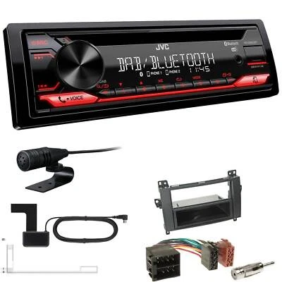 JVC KD-DB622BT DAB inkl Antenne Bluetooth USB für Mercedes-Benz Sprinter mit ISO - Bild 1 von 4