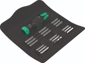 Wera Kraftform Kompakt Vario RA Ratcheting Screwdriver Set Metric 05051540001 - Picture 1 of 7