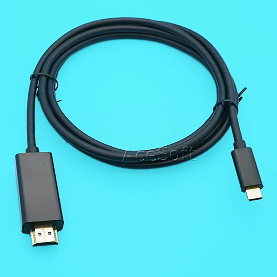 Type-C to HDMI Adapter Cable 4K 60Hz With Power For Samsung Galaxy Tab S4 10.5" - Image 1 of 1