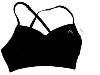 NWT👟ONER ACTIVE👟LARGE👟EFFORTLESS STRAPPY BRALETTE👟BLACK👟RACERBACK👟 Foto 1 de 4