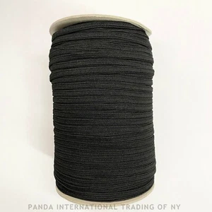 Gestrickt elastisch 1/4 Zoll, 1 Rolle, 288 Yard/Ro, schwarz, schneller Versand aus USA - Bild 1 von 4