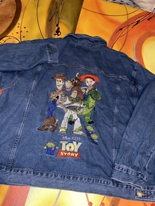 DISNEY PIXAR Toy Story jacket 2xl 25th Anniversary unisex blue denim trucker - Picture 1 of 5