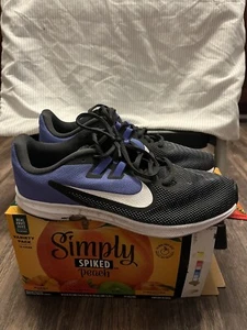 nike downshifter 9 black blue white men’s size 8 women’s size 10 $17 - Picture 1 of 7