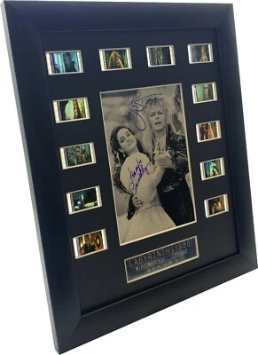 FILMCELL.CO.UK Labyrinth Signed David Bowie & jennifer connelly (1986) Film Cell movie prop